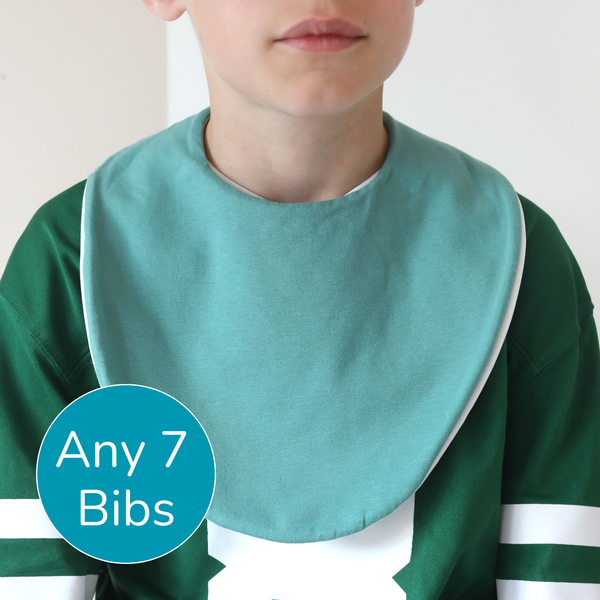 Complete Dribble Bib Set – Teen (7 Pack)