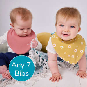 Complete Dribble Bib Set – Baby/Toddler (7 Pack)
