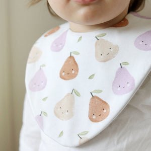 Starter Bib Set - Pears & Stripes