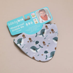 Starter Bib Set - Whale & Turtle