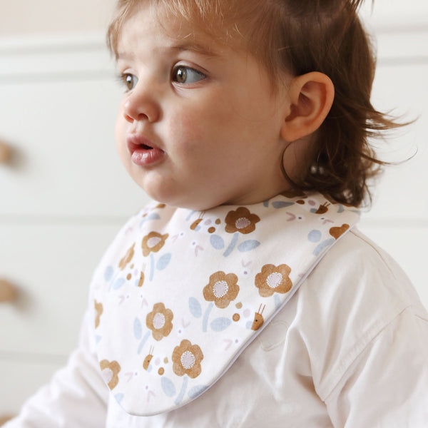 Ladybirds & Butterflies Bundle of 3 Waterproof Dribble Bibs