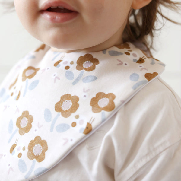 Ladybirds & Butterflies Bundle of 3 Waterproof Dribble Bibs