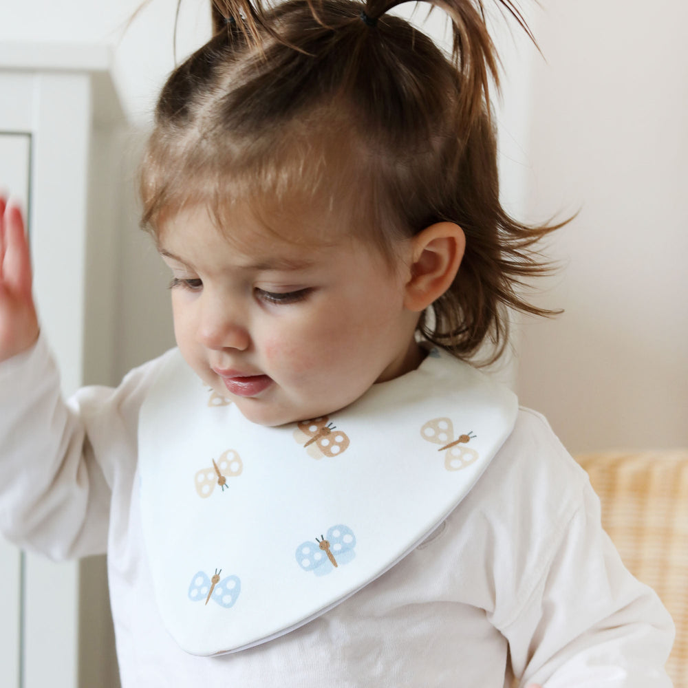 Butterflies Waterproof Dribble Bib