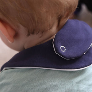 Blue Bundle of 3 Waterproof Dribble Bibs