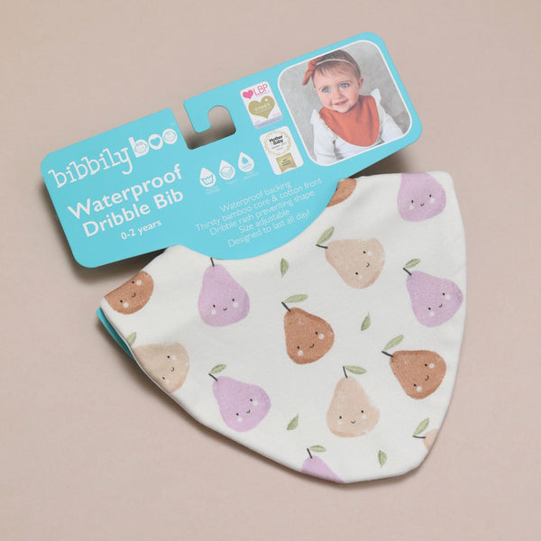 Starter Bib Set - Pears & Stripes