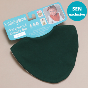 Bottle Green Waterproof Dribble Bib