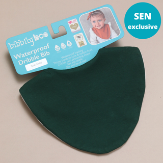 Bottle Green Waterproof Dribble Bib