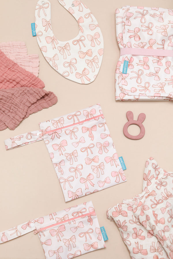Wet Bag Set – 3Pk - Pink Bows