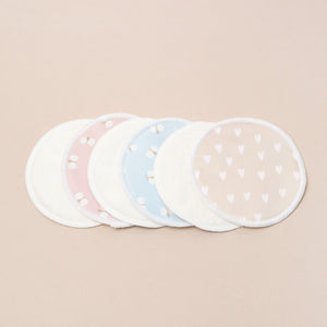 Waterproof Bamboo Breast Pads – Pink Butterflies