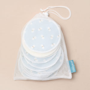 Waterproof Bamboo Breast Pads – Blue Butterflies 🦋