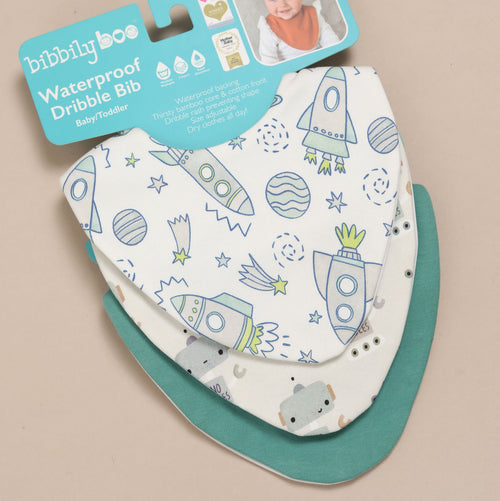 Starter Bib Set - Rockets & Robots