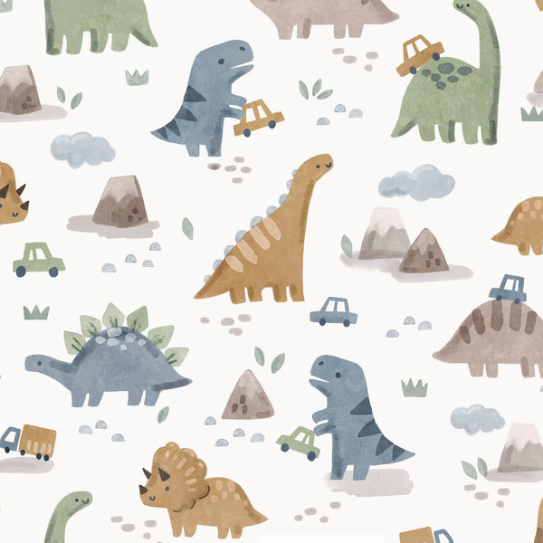 XL Bamboo Muslin - Dino's & Cars