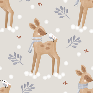 Deer & Birds Bundle of 3 Waterproof Dribble Bibs