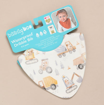 Digger Dogs Waterproof Dribble Bib