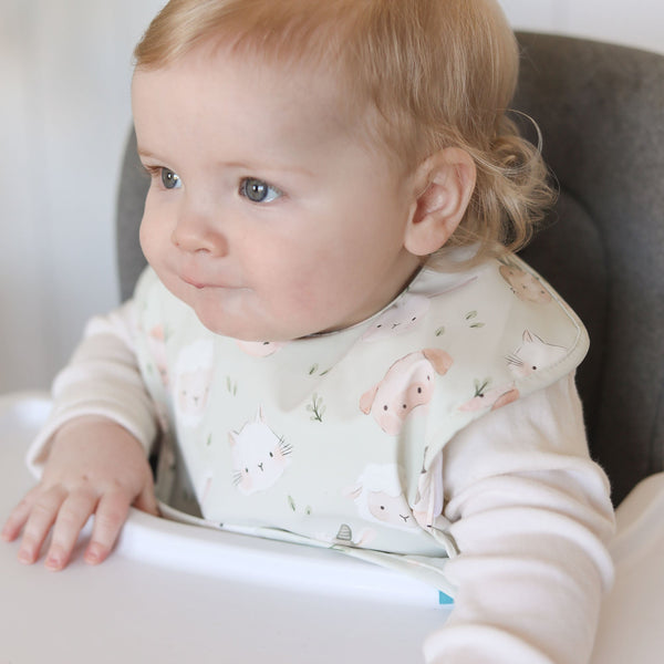 Farm Yard Faces 🐑 - Feeding Bib - Sleeveless