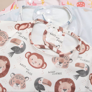 Wild & Free - Feeding Bib - Long Sleeve 🐒