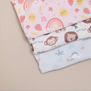 Dino Clouds - Feeding Bib - Long Sleeve 🦕