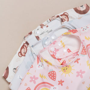 Wild & Free - Feeding Bib - Long Sleeve 🐒