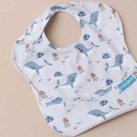 Whales 🐋 - Feeding Bib - Sleeveless