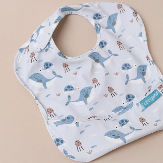 Whales 🐋 - Feeding Bib - Sleeveless