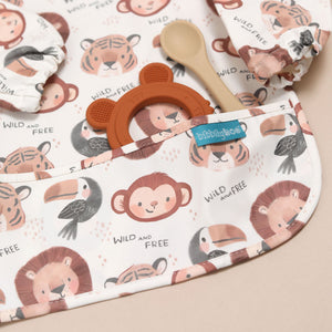 Wild & Free - Feeding Bib - Long Sleeve 🐒