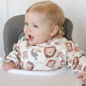 Wild & Free - Feeding Bib - Long Sleeve 🐒