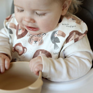 Wild & Free - Feeding Bib - Sleeveless