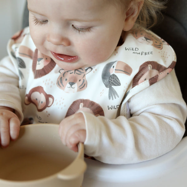 Wild & Free - Feeding Bib - Sleeveless