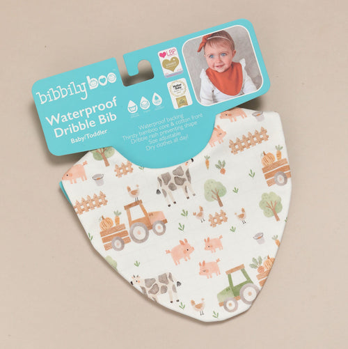Farm on the Field Waterproof Dribble Bib