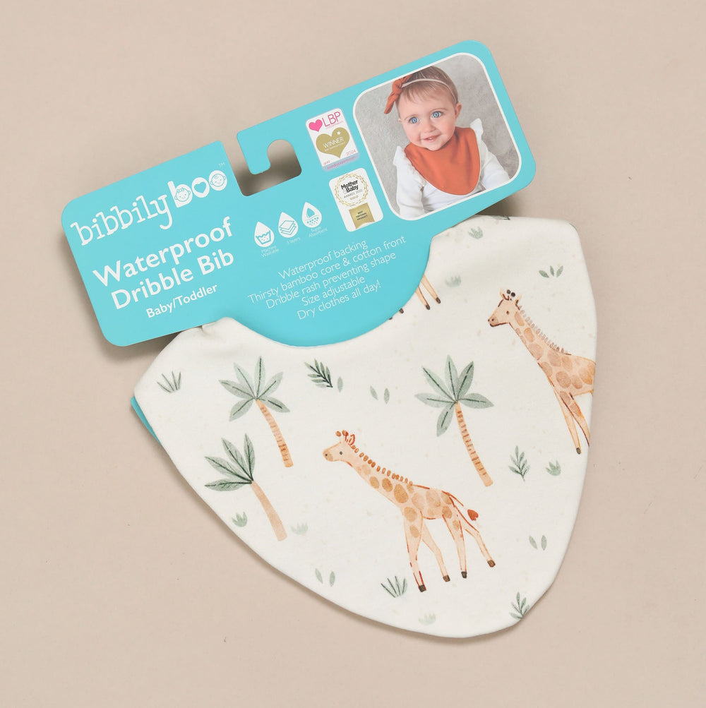 Giraffe Waterproof Dribble Bib
