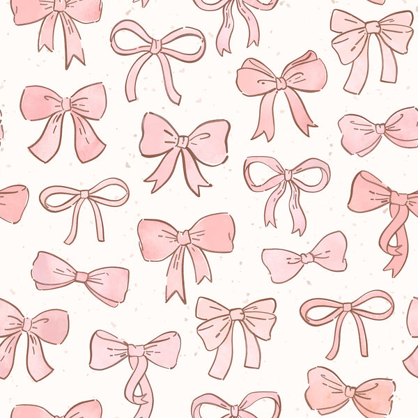 Starter Bib Set - Pink Hearts & Bows