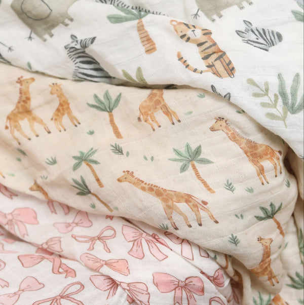 XL Bamboo Muslin - Giraffe