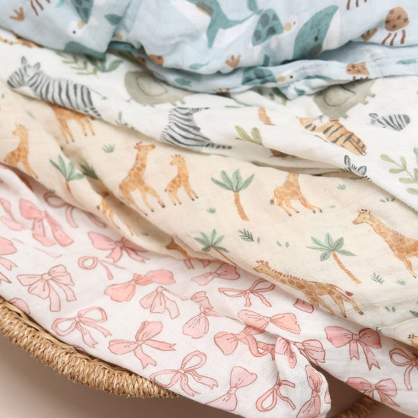 XL Bamboo Muslin - Giraffe