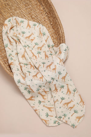 XL Bamboo Muslin - Giraffe