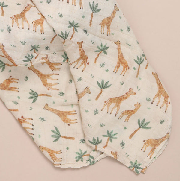 XL Bamboo Muslin - Giraffe