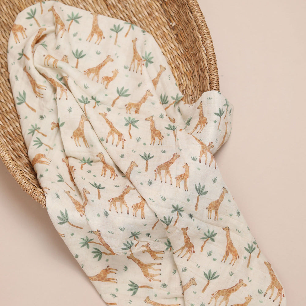 XL Bamboo Muslin - Giraffe