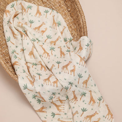 XL Bamboo Muslin - Giraffe