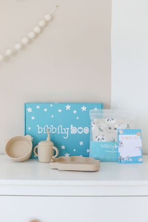 Panda Feeding Bib - Long Sleeve