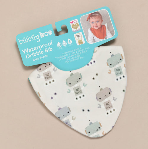 Robots Waterproof Dribble Bib