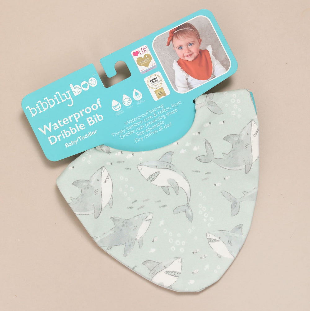 Sharks Waterproof Dribble Bib