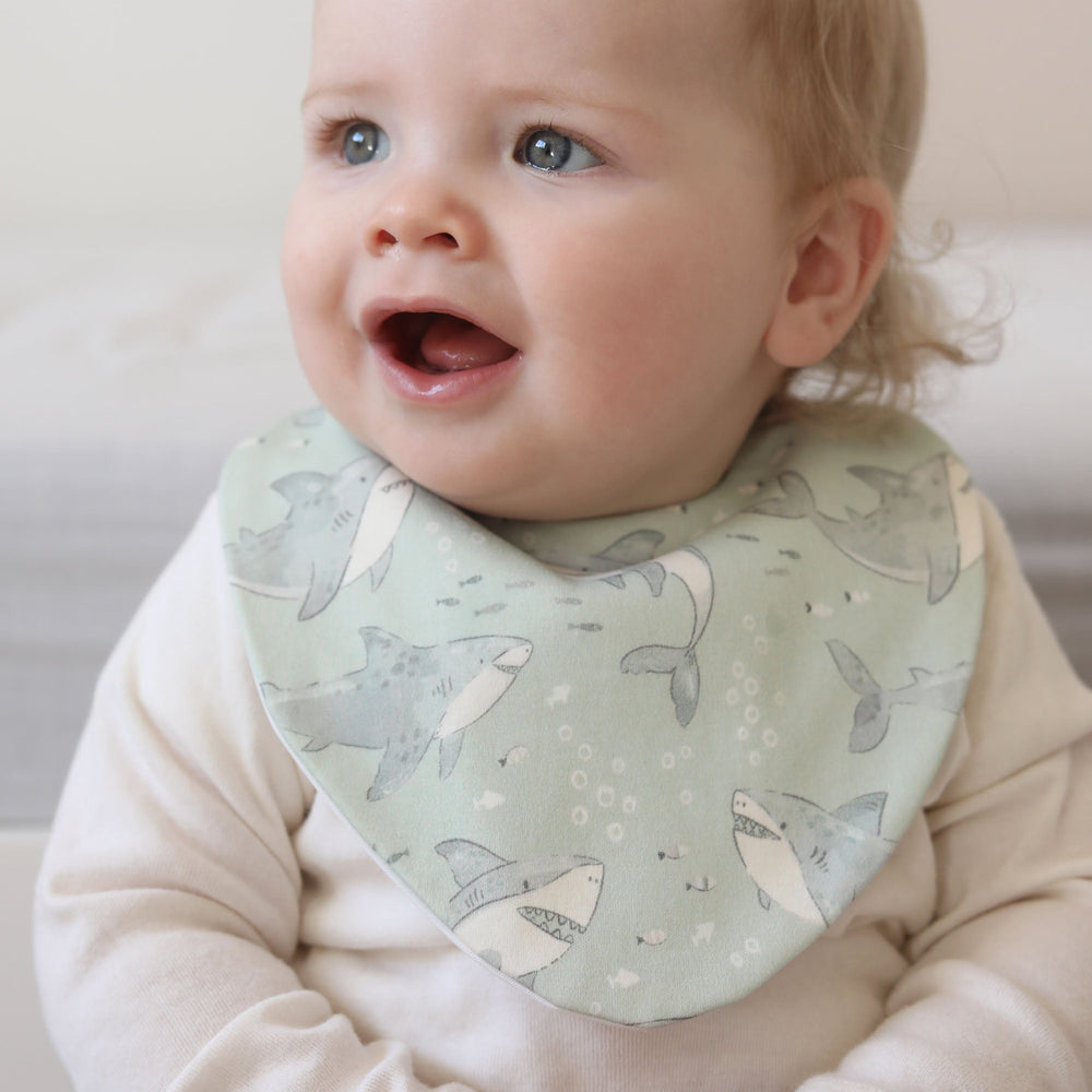 Sharks Waterproof Dribble Bib