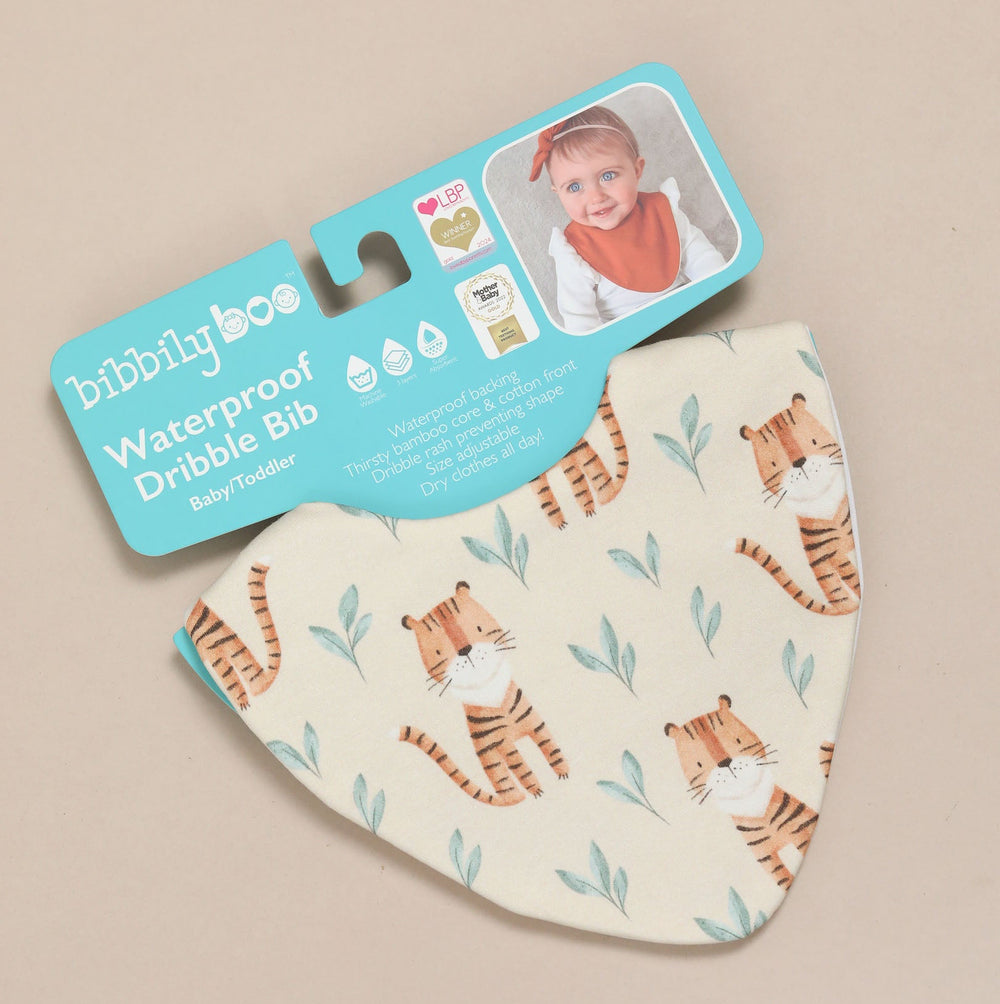 Tiger Waterproof Dribble Bib
