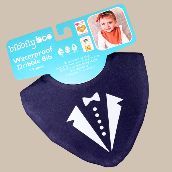 Tuxedo Waterproof Dribble Bib