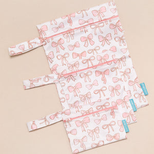Wet Bag Set – 3Pk - Pink Bows
