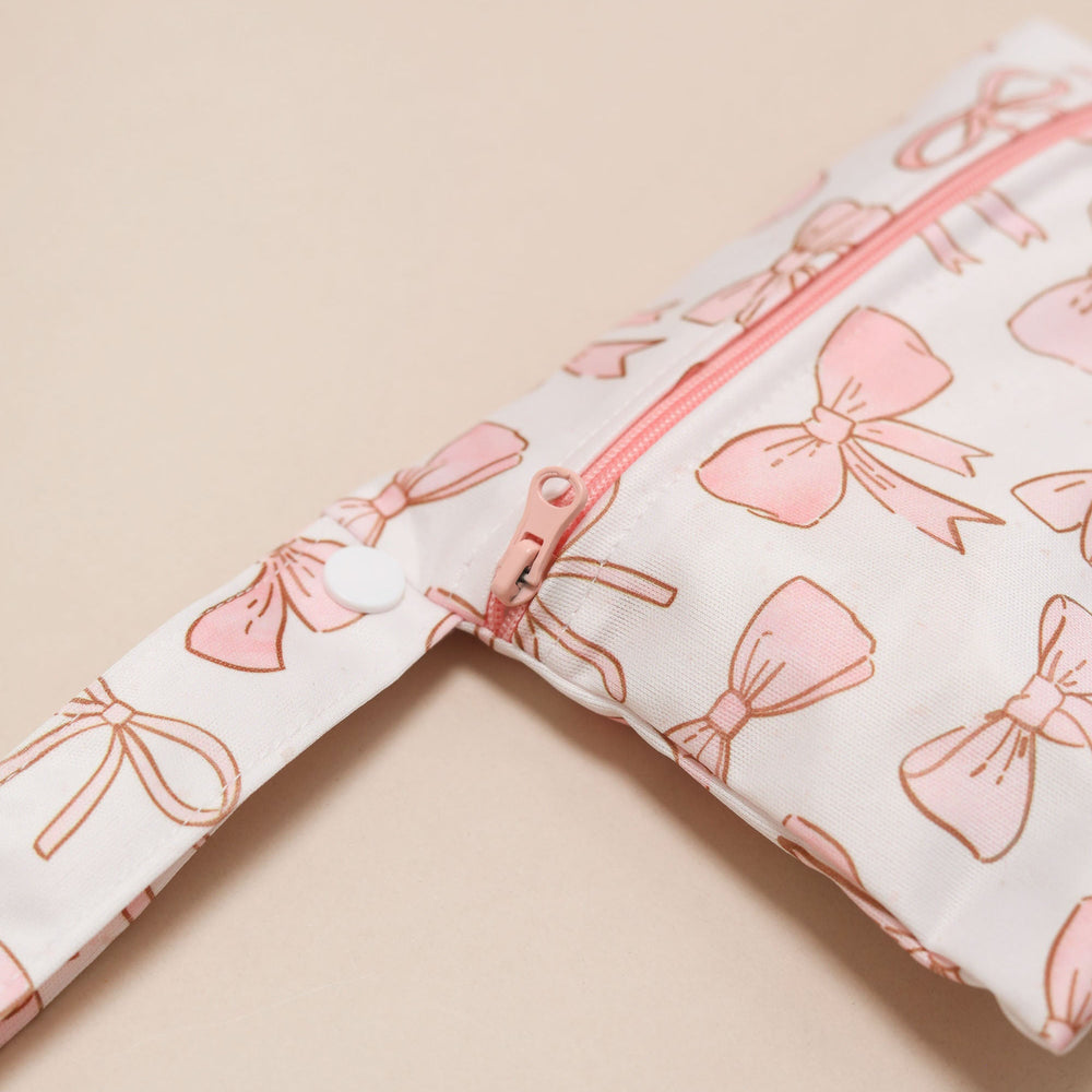 Waterproof Wet Bag Set – 3Pk - Pink Bows