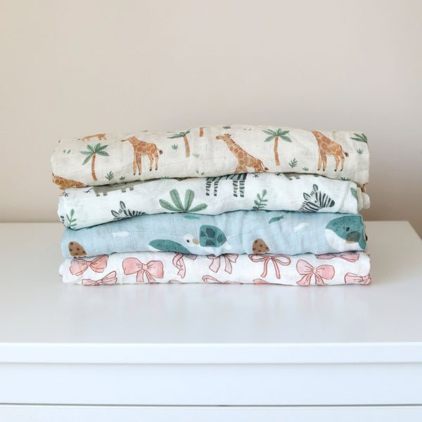 XL Bamboo Muslin - Wild Animals