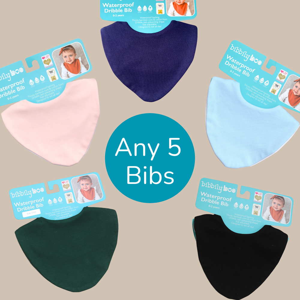 Everyday Dribble Bib Set - Adult (5 pack)