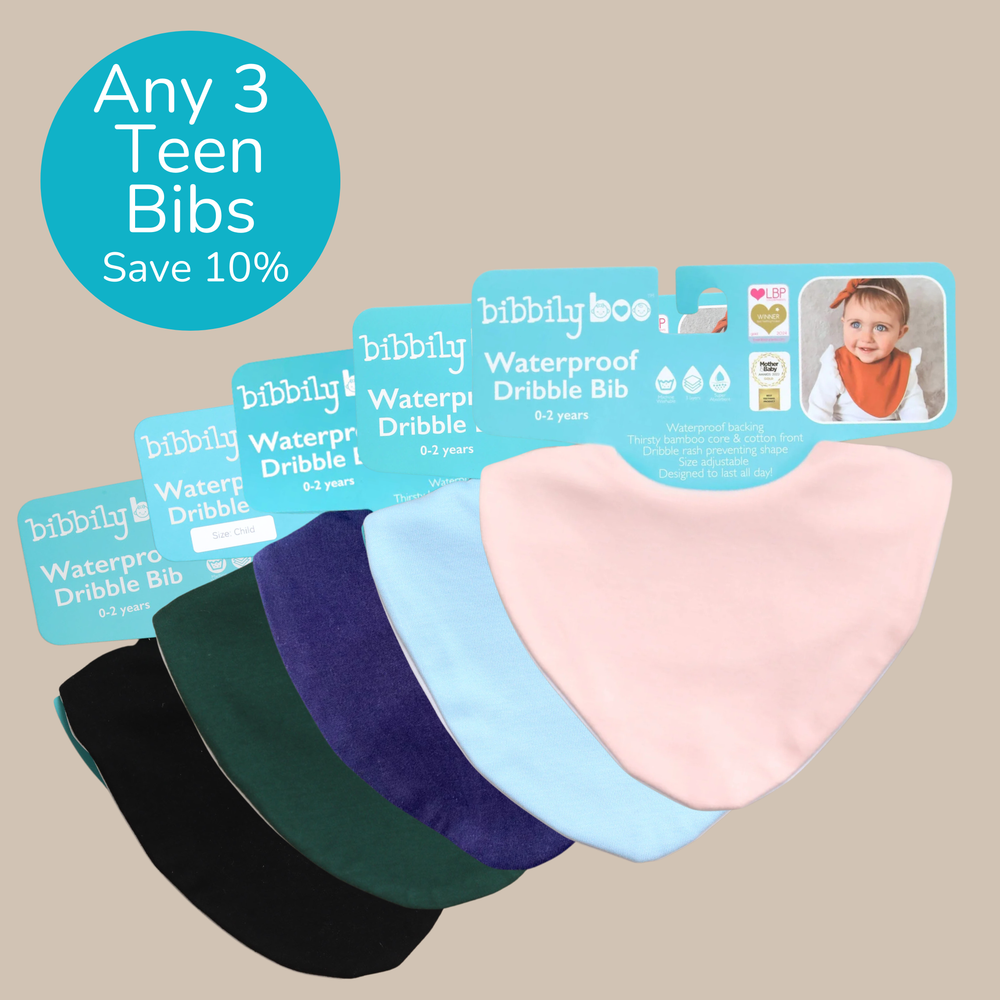 Starter Dribble Bib Set - Teen (3 pack)