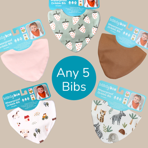 Everyday Dribble Bib Set - Baby/Toddler (5 pack)