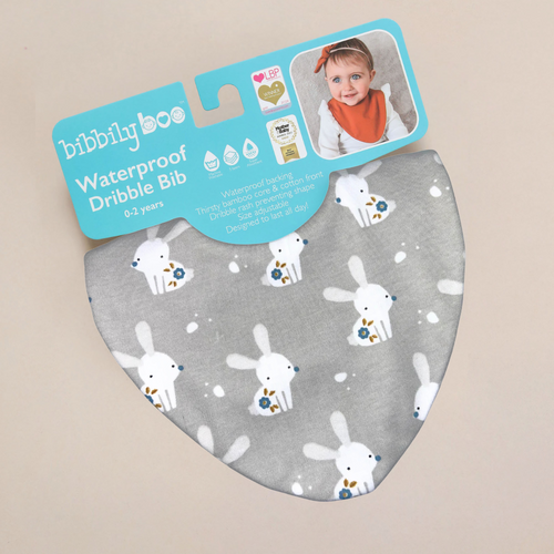 Bunny Rabbit Waterproof Dribble Bib